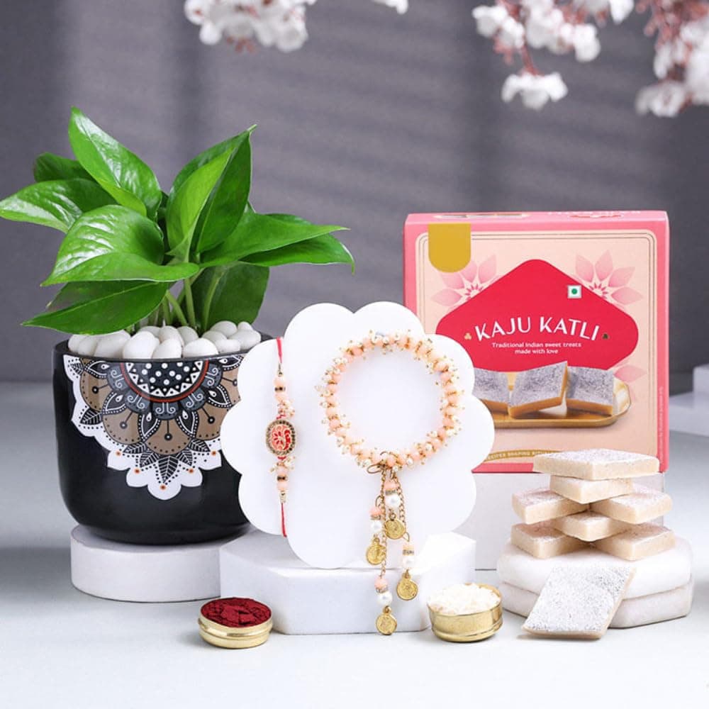 FlowerAura Rakhi For Bhaiya Bhabhi