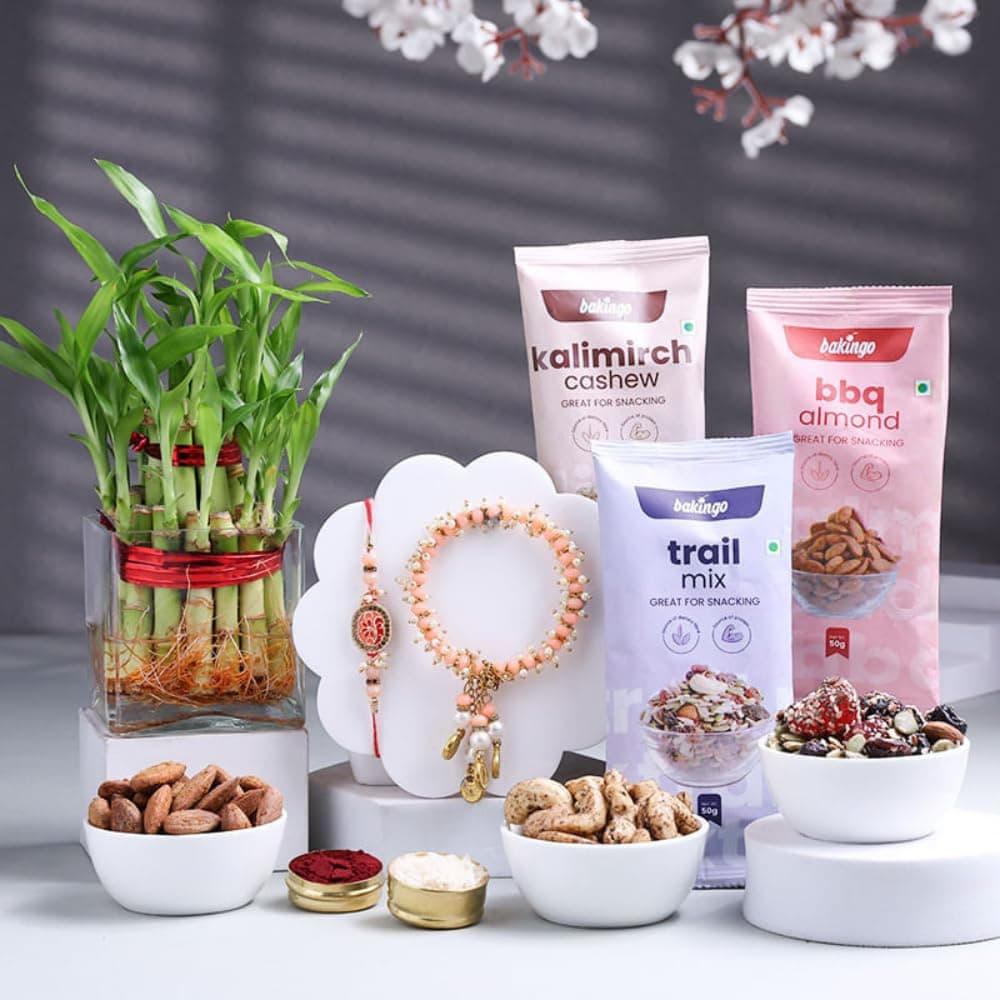 FlowerAura Rakhi For Bhaiya Bhabhi