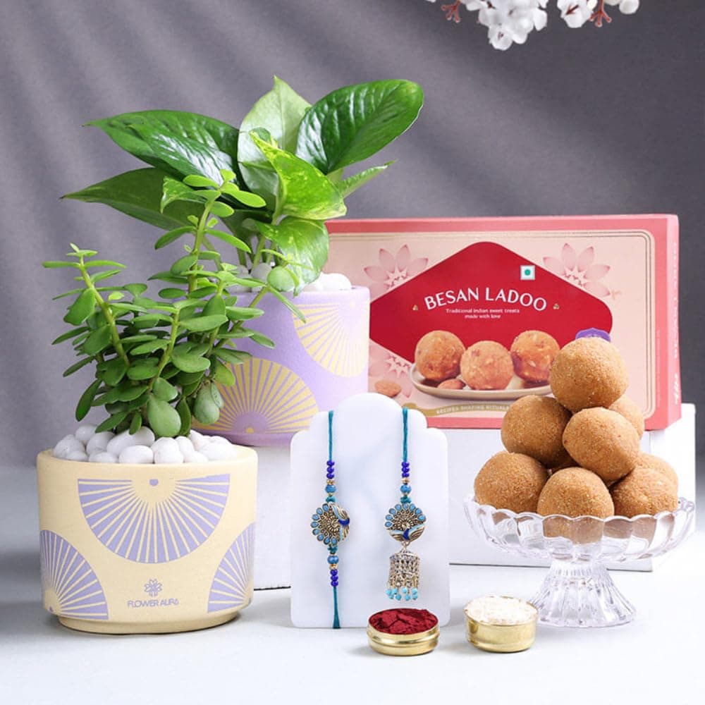 FlowerAura Rakhi For Bhaiya Bhabhi