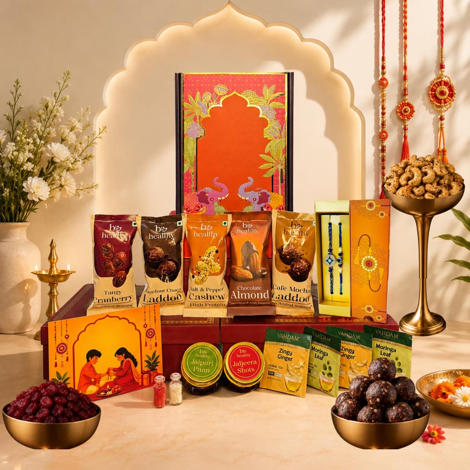 Be Healthy Rakhi Gift Hamper