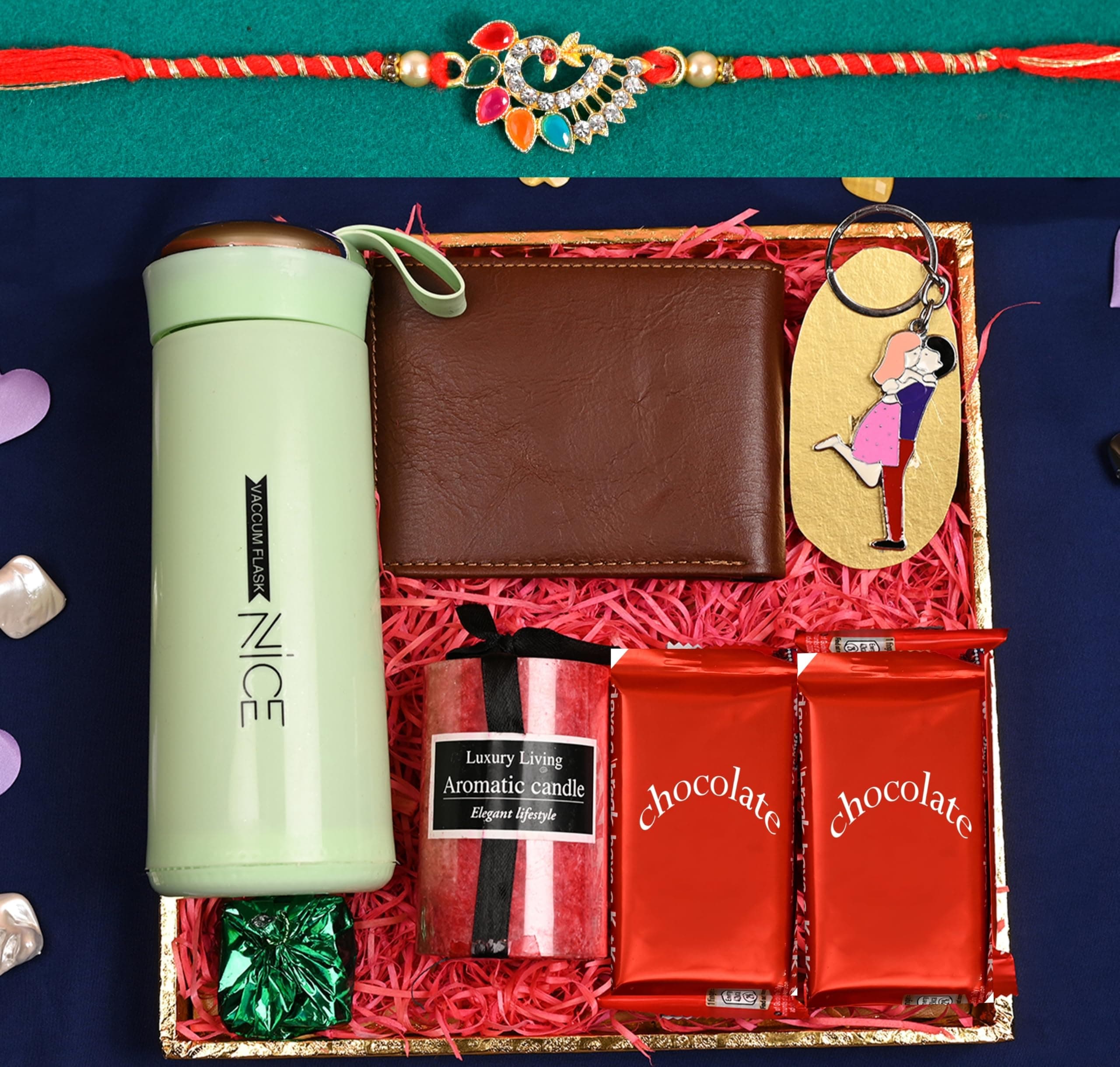 Rakhi set for brother/rakhi for brother and bhabi/rakhi