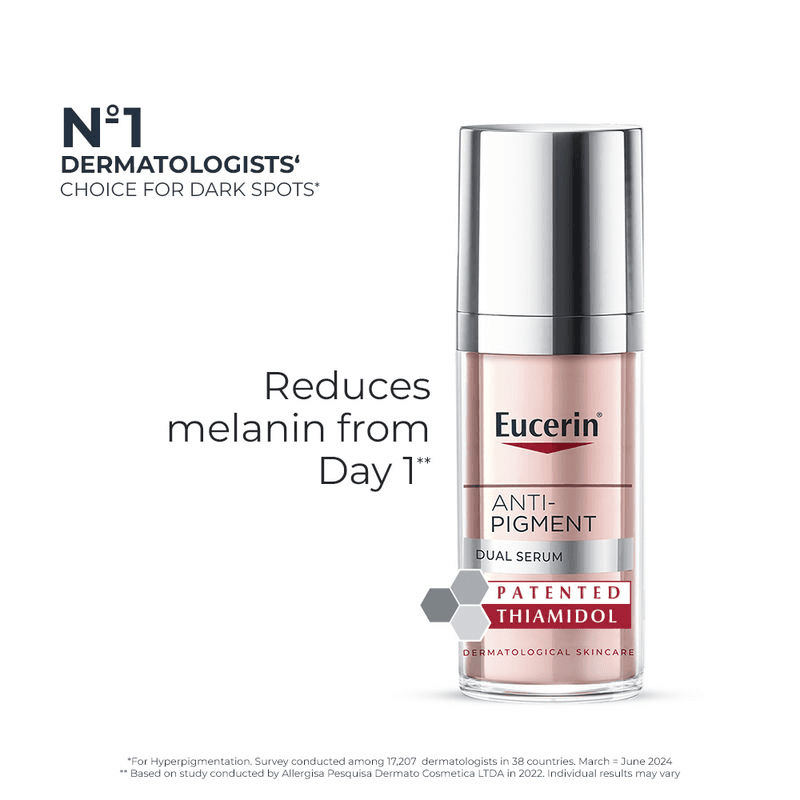 Eucerin Anti-Pigment Dual Serum With Thiamidol & Hyaluronic Acid , Reduces Dark Spots & Rejuvenates on