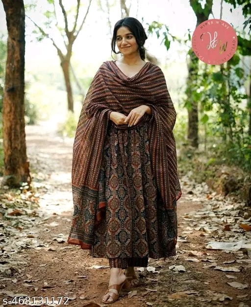 Viscose Rayon Printed Kurta Pant with Dupatta Set