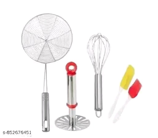 A set of four cooking utensils